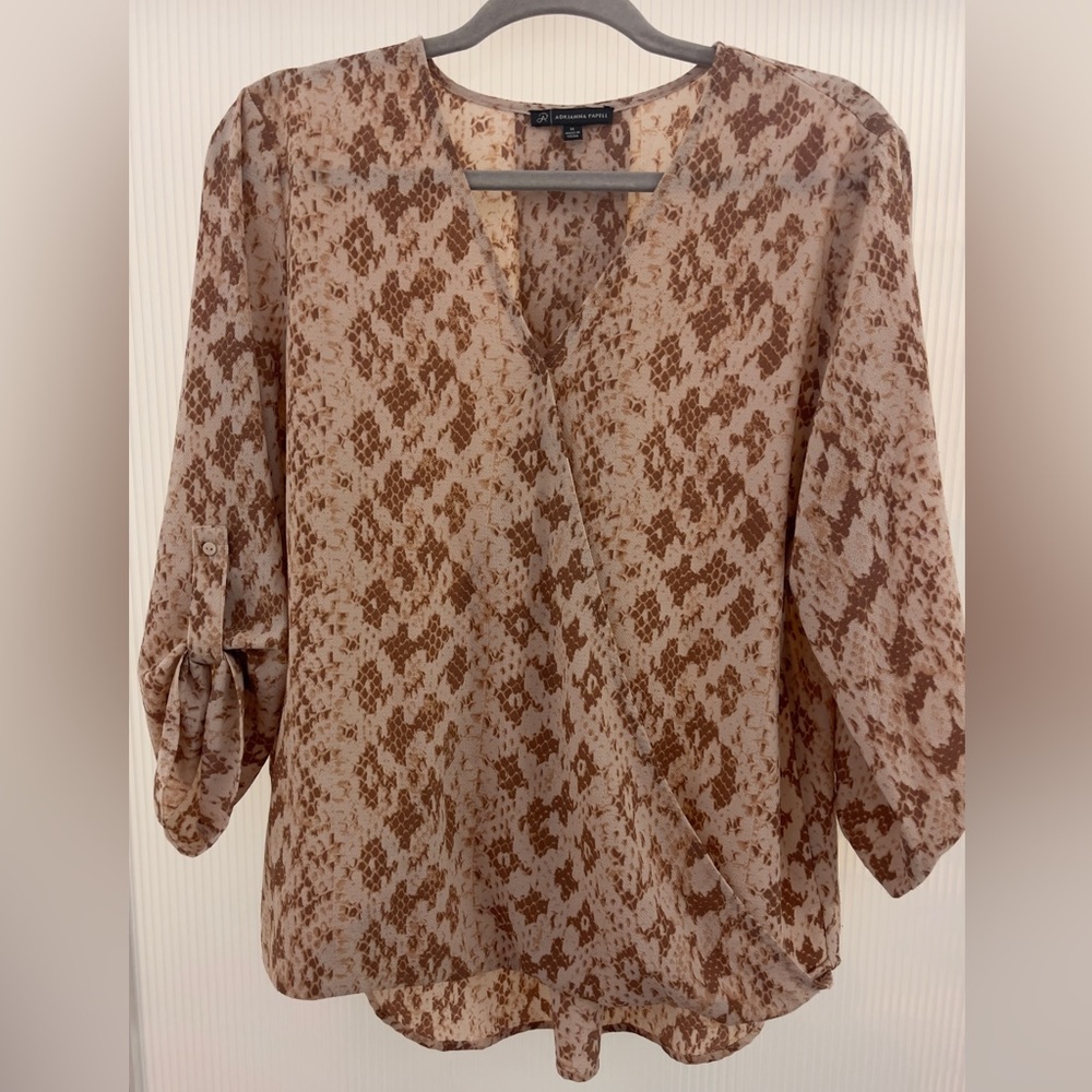 Adrianna Papell Blouse Top | Size Medium | NWOT